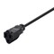 Monoprice SJTW Extension Cord, 14 AWG, Indoor, 14/3, 1 Outlets, 5-15R, Black, 5-15P, 6 ft 24198 - alternate 7
